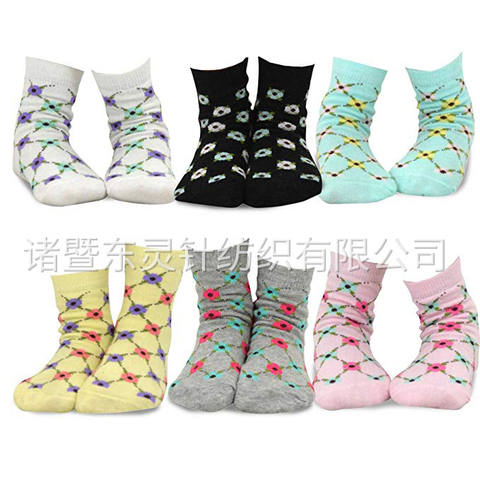 Dongling Girls Fashion Cotton Socks 8 Pairs