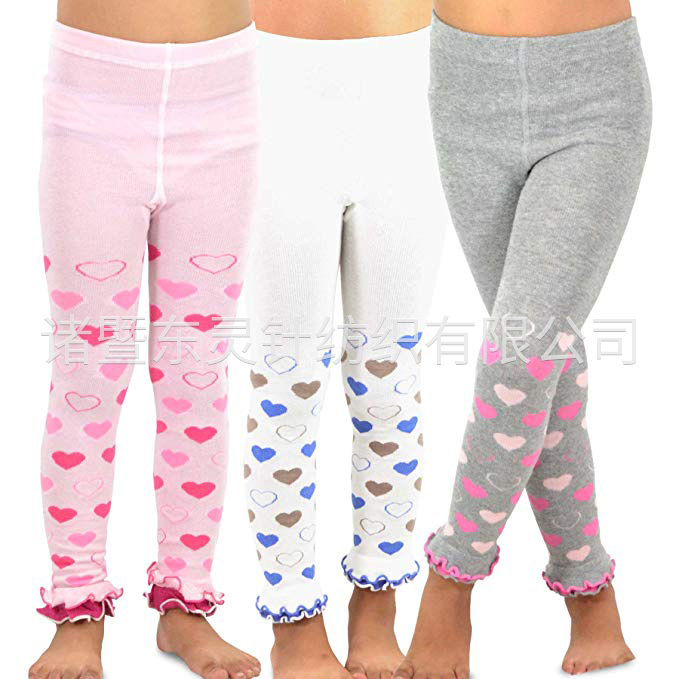 Dongling Girls' Fashion Cotton Leggings (Tightless Leggings) 6 Pack