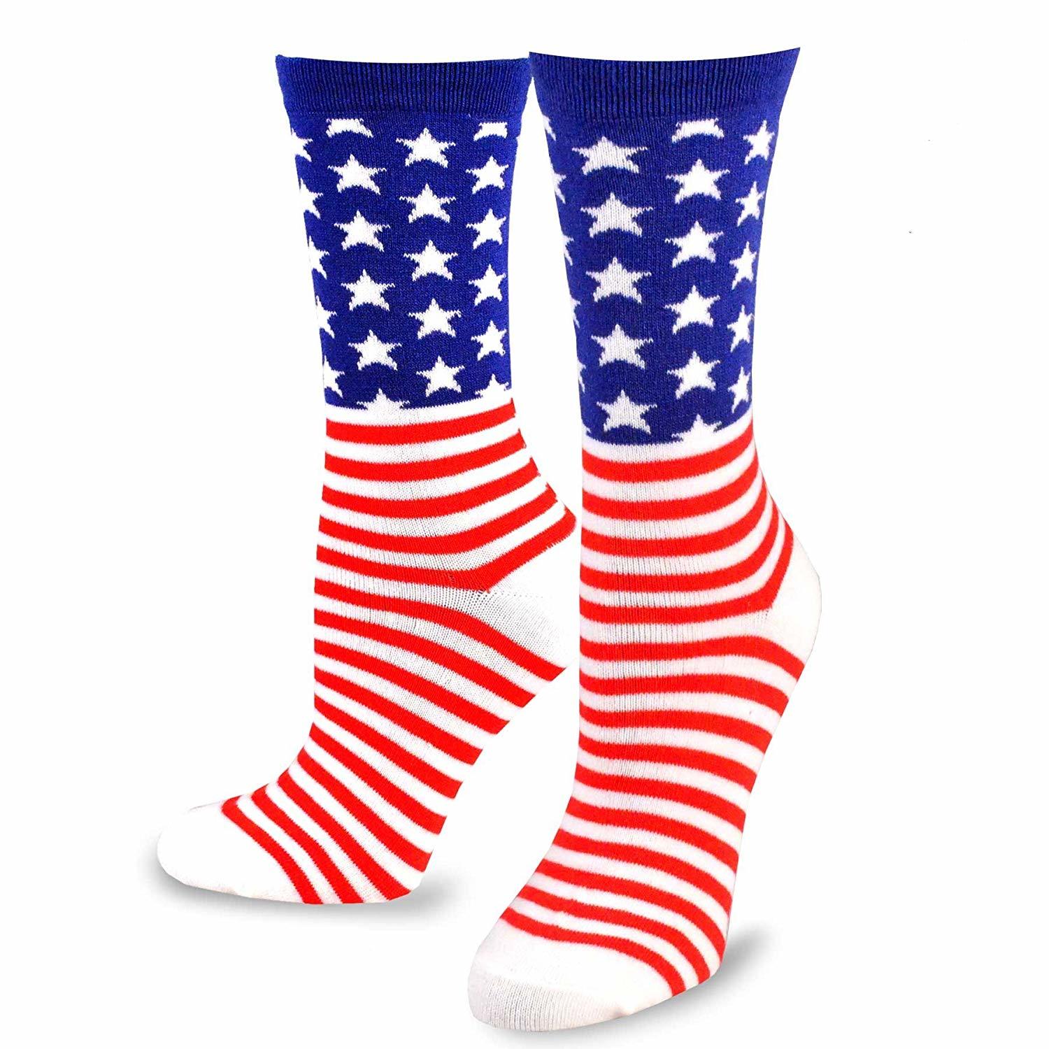 Dongling Novelty Fashion Americana Women's Socks