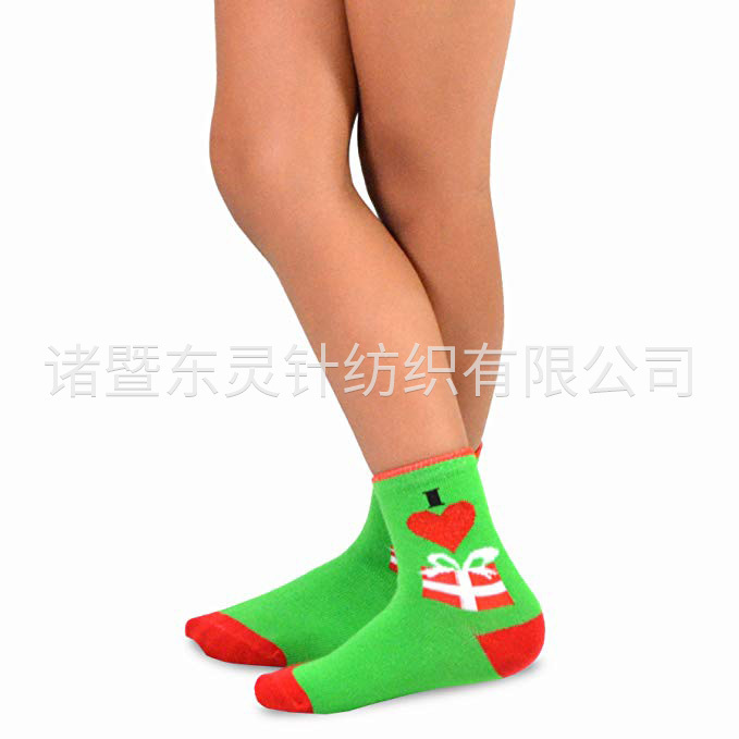 Dongling Christmas kids cotton socks