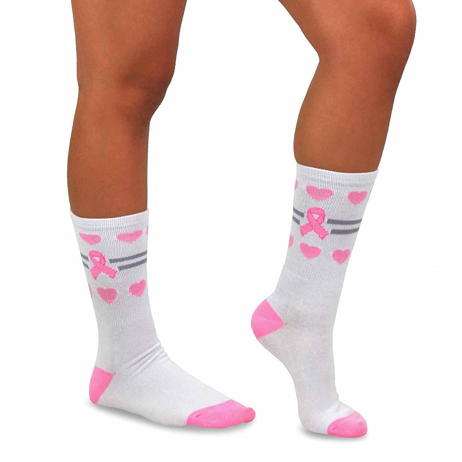 Female breast awareness sailor socks