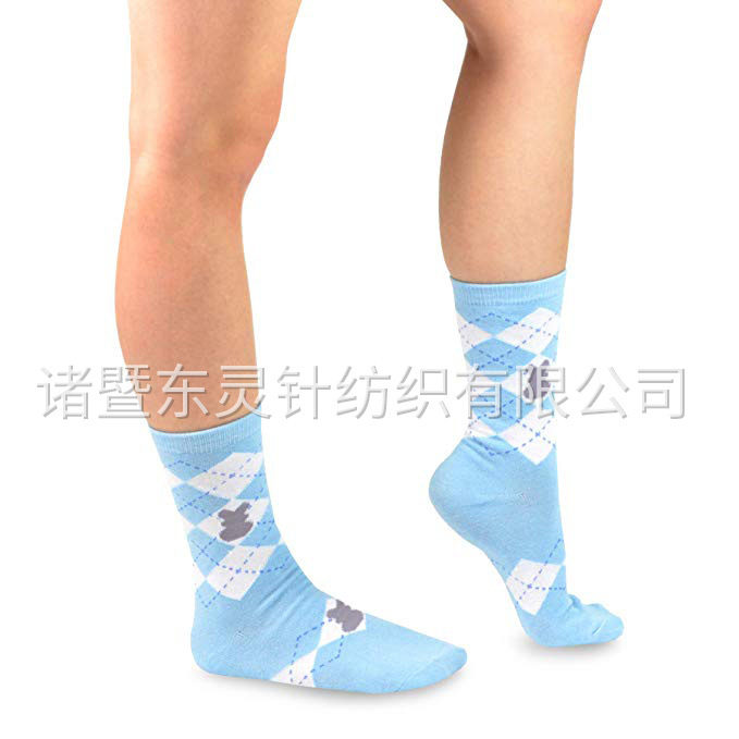 東(dōng)靈 女(nǚ)式複活節 DAY 時(shí)尚船(chuán)襪6雙裝